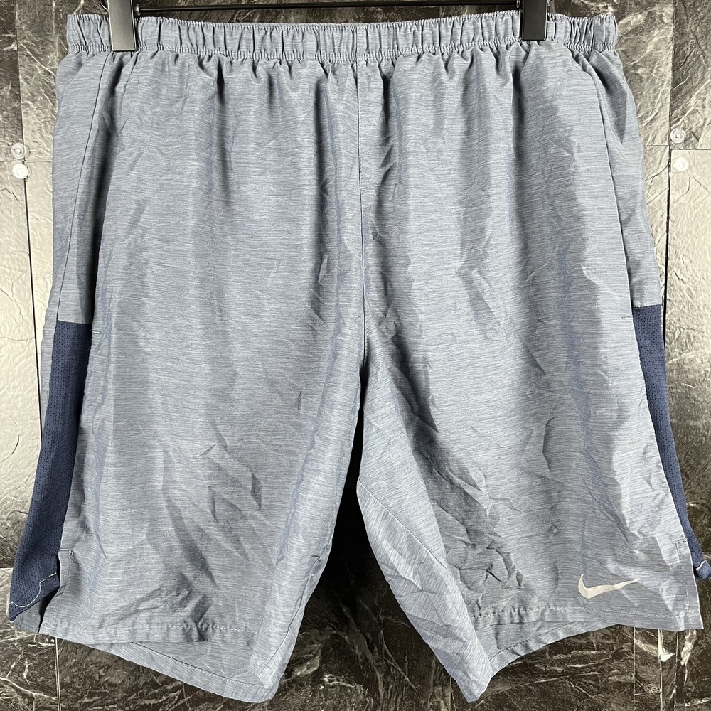 Nike Men's Blue Dri-Fit Running Shorts Medium